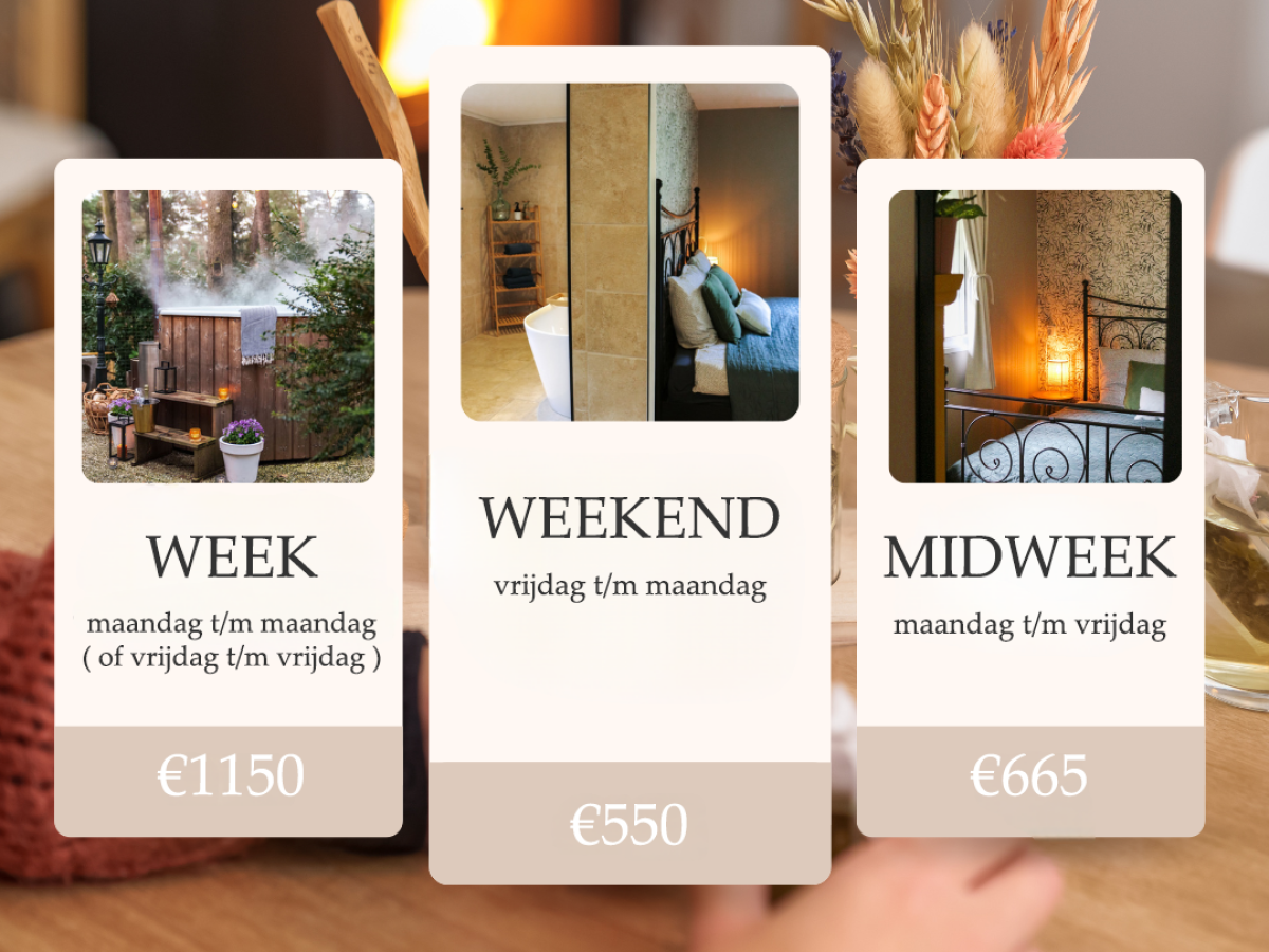 Prijslijst foto website Prijslijst foto website